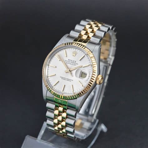 rolex stainless steel 1600 oyster perpetual datejust circa 1987|Rolex Datejust 1601 36mm.